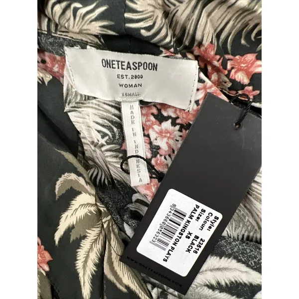 Revolve One‎ Teaspoon Tropical Print Romper Palm Tree Resort Beach Vacation - Image 5