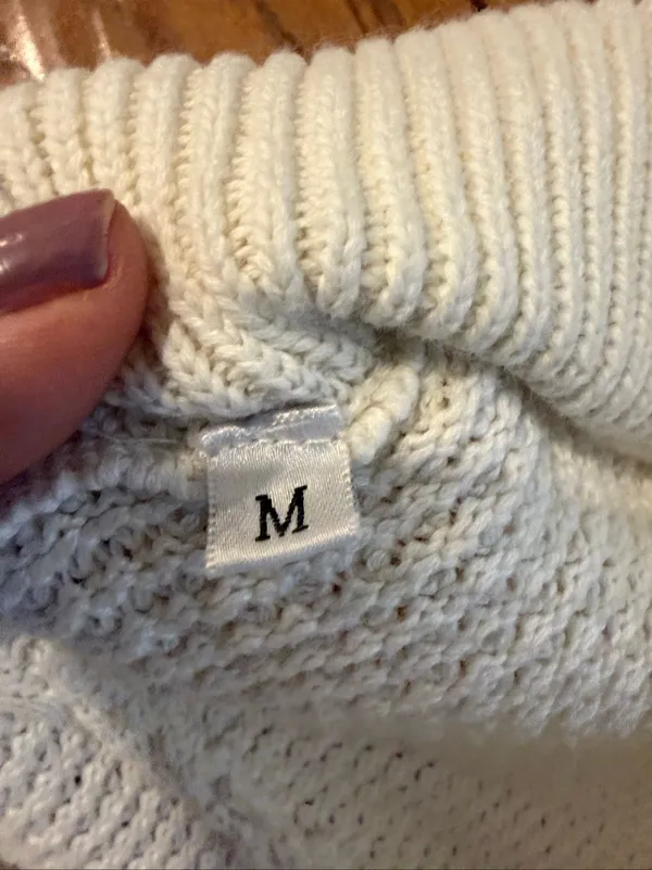 Amazon Cotton ivory waffled lounge pants where leg size M - Image 4