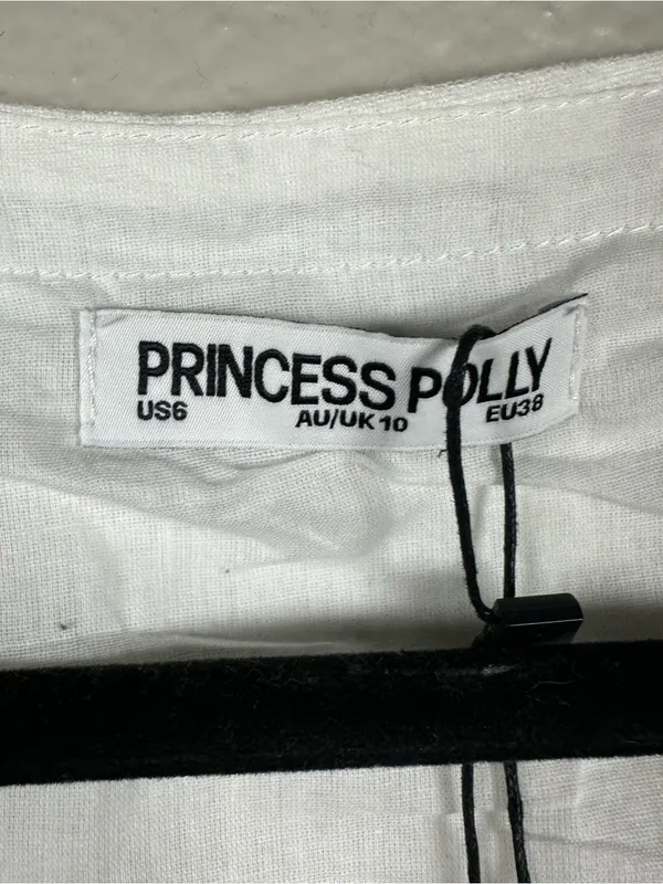 Princess Polly Spirito vest top white SZ:6 - Image 9