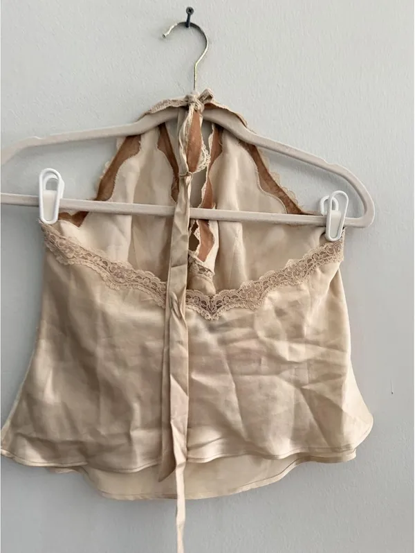 Reformation Monica Silk Top in - Image 4
