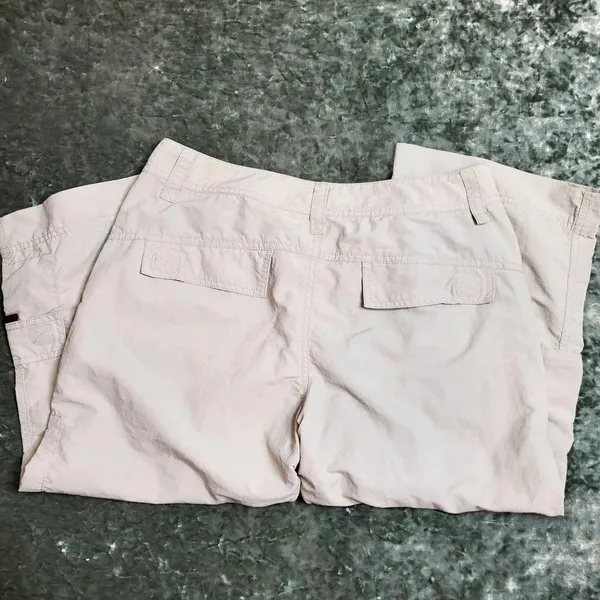 Eddie‎ Bauer Cargo Capri Wide Leg Nylon Pants - Image 8