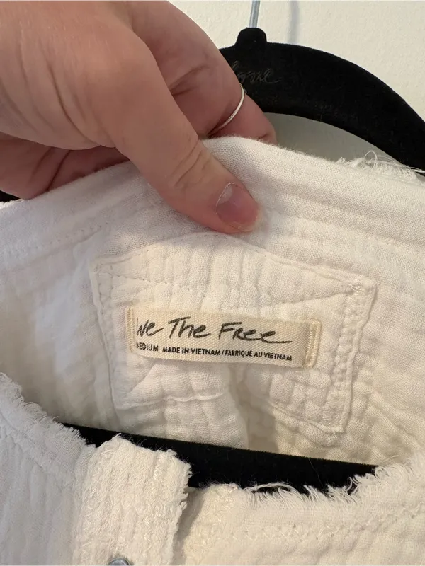 Free People We The Free‎ Oversized Plato Santo Gauze Top Medium - Image 4