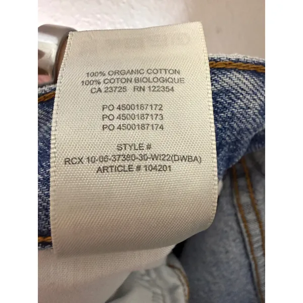 Denim Forum Aritzia‎ womens 90s boyfriend high loose jeans distressed 30L - Image 7