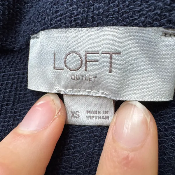 Loft terry quarter-zip pullover sweatshirt - Image 4