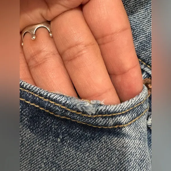 Old Navy High Rise Blue Jeans Size 14 - Image 6