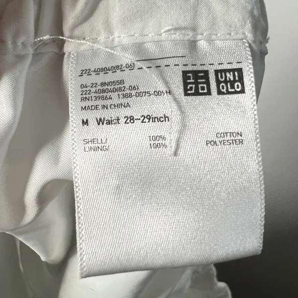 Uniqlo Midi Skirt‎ Women's Medium White Eyelet Lace Embroidered Cottagecore - Image 3