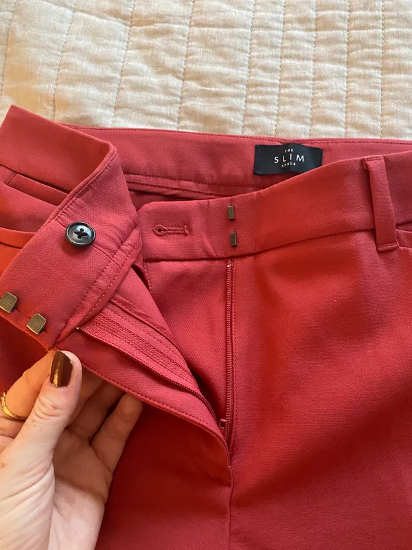 WHBM Comfort Stretch Slim Ankle Pants - Fire Quartz - Image 8