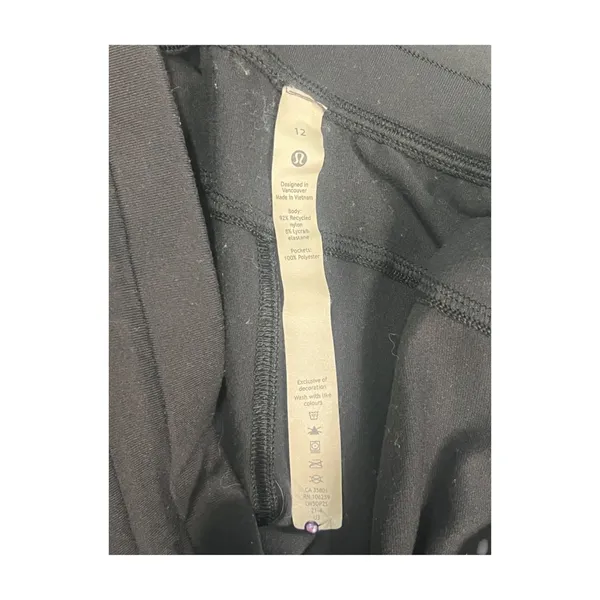 Lululemon Ready To Rulu High Rise Joggers Womens 12 Black Pant Lounge Activewear - Image 4
