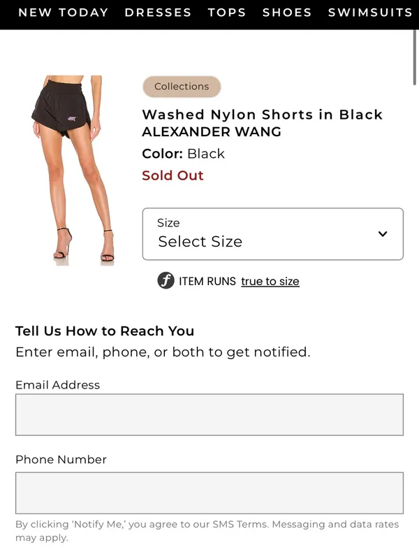 Alexander Wang washed nylon shorts - Image 2