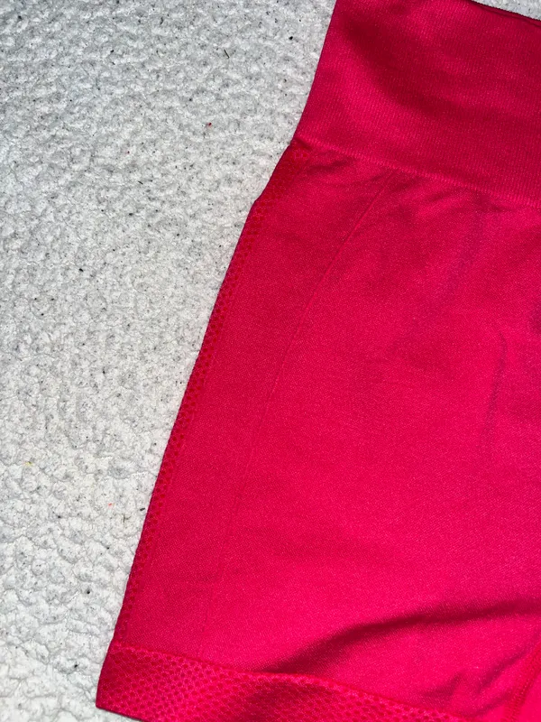 SheIn Hot Pink Biker Shorts - Image 7