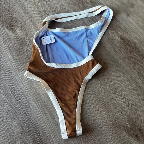 NEW Free People x KYA SWIM Kelea Asymmetrical One-Piece - Image 6
