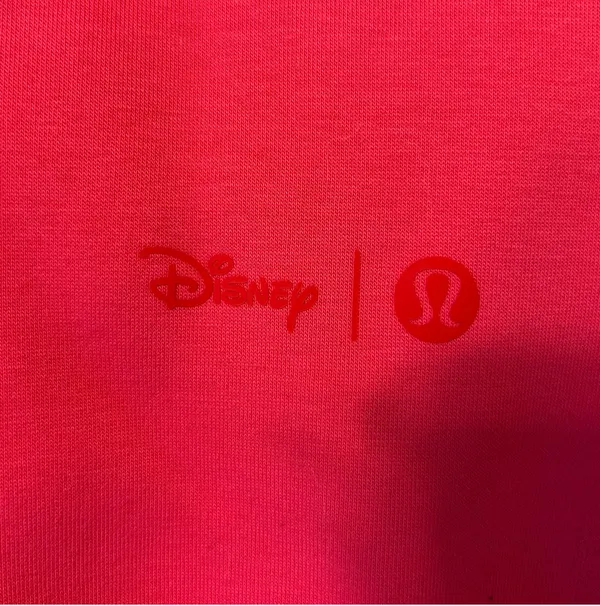 Lululemon x Disney Mickey Size Fleece Oversized Hoodie Lip Gloss Pink - Image 4