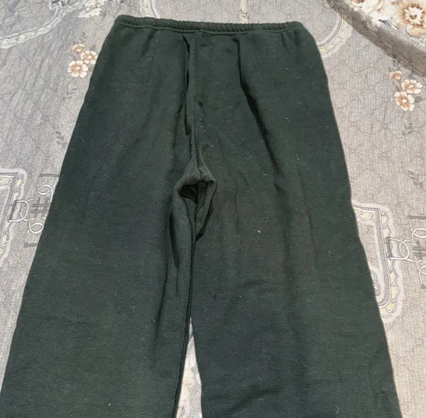 Skims Limited Edition Spruce Cotton Fleece Pants - Image 4