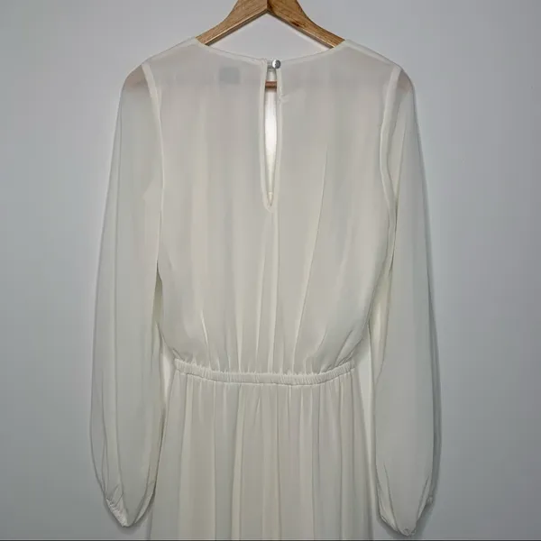 Show Me Your MuMu White Jocelyn Maxi Dress Size Small - Image 8