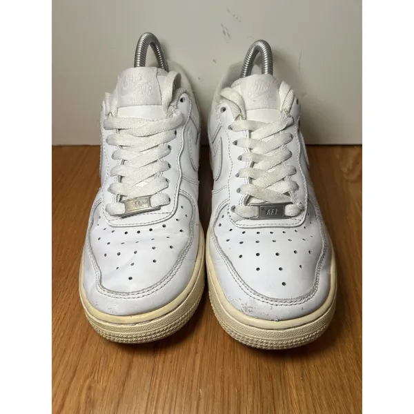 Nike Air Force 1 Low Shoes Womens Size 6.5 White 315115-112 Classic Leather - Image 2