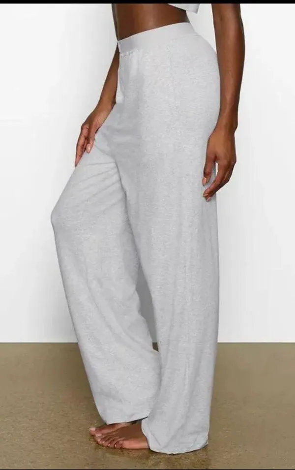 SKIMS Loose pants XXS light Heather gray XXS - Image 3