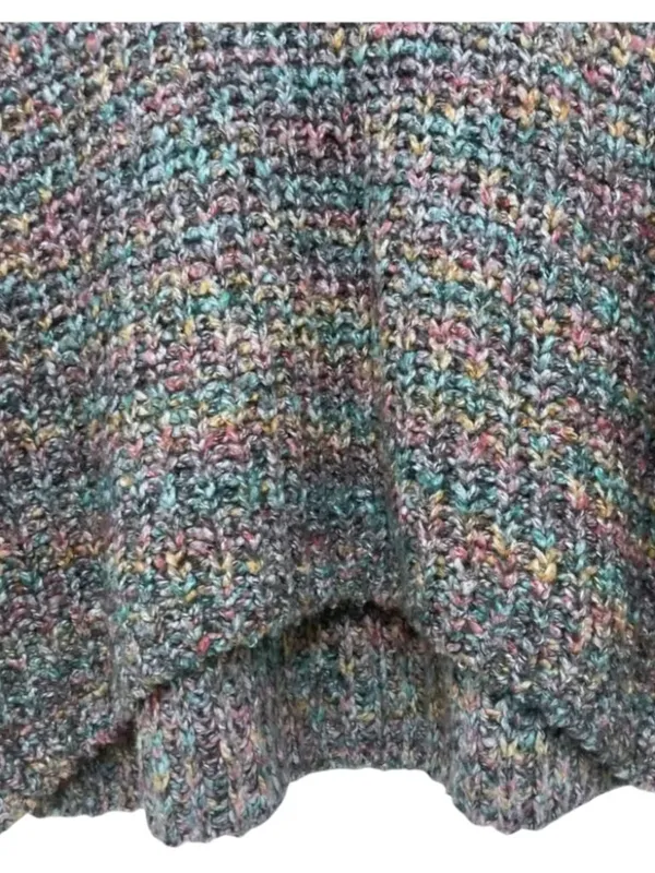 Urban Outfitters Casey Mock Neck Sweater S Multicolor Marled Relaxed Cozy Chic - Image 11