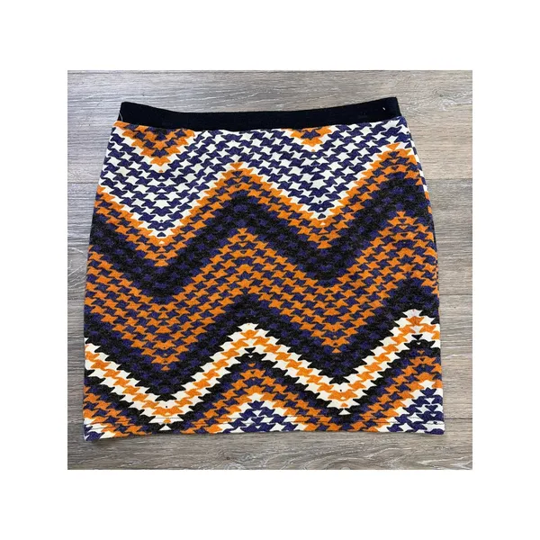 Aryeh Chevron Knit Mini Skirt – Size Small - Image 6