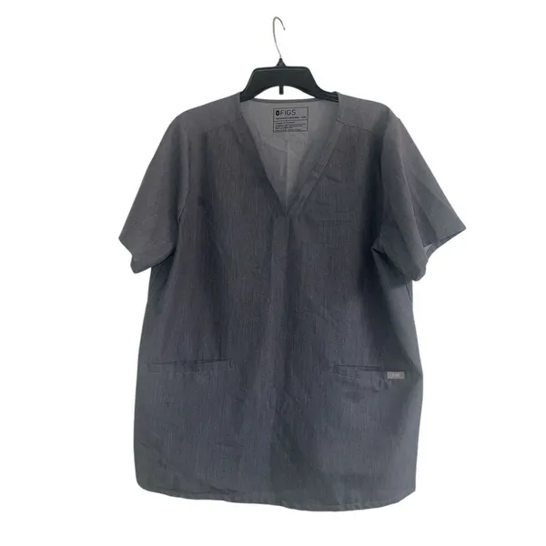✨Figs Casma Three-Pocket Scrub Sz XXL Top™ Graphite Grey✨ - Image 8