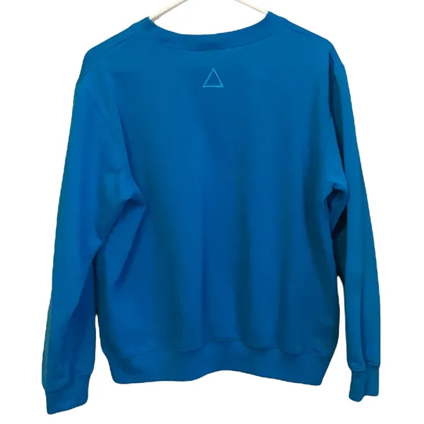 BOLO Spirit Aztec VINTAGE Embroidered Large Blue Crewneck - Image 2