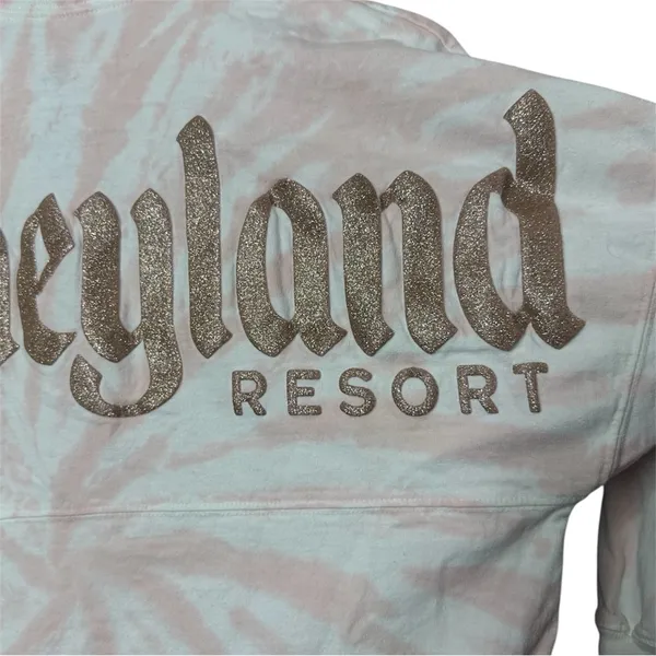 Disney Parks Disneyland Resort Tie-Dye Briar Rose Gold Spirit Jersey Size XS - Image 5