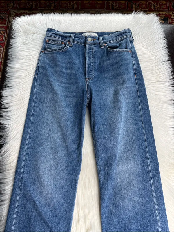 Aritzia Denim Forum The Arlo High Rise Straight Jeans - Image 3