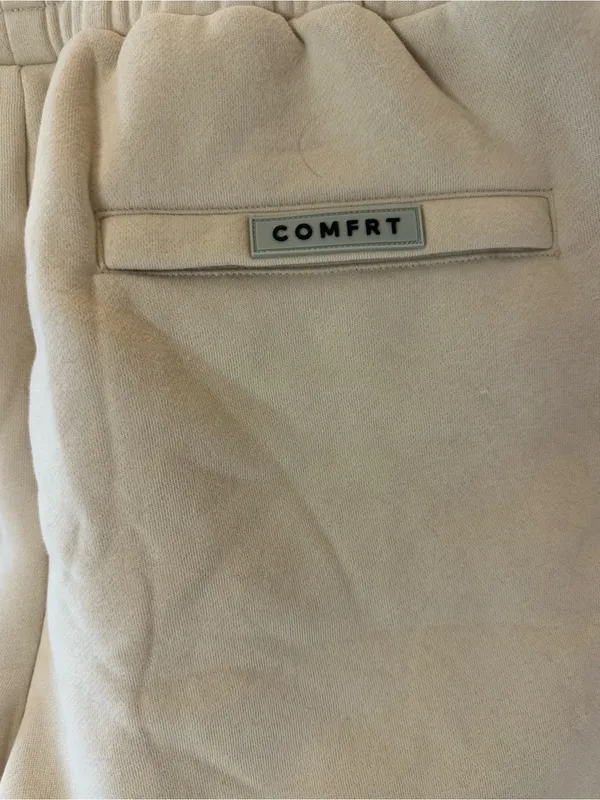 Comfrt Large airplane Mode Travel Sweatpants Color Bone Brand New Unisex - Image 3