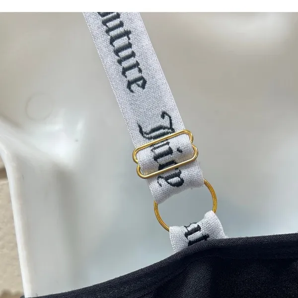 Juicy Couture Black Bralette size L - Image 4