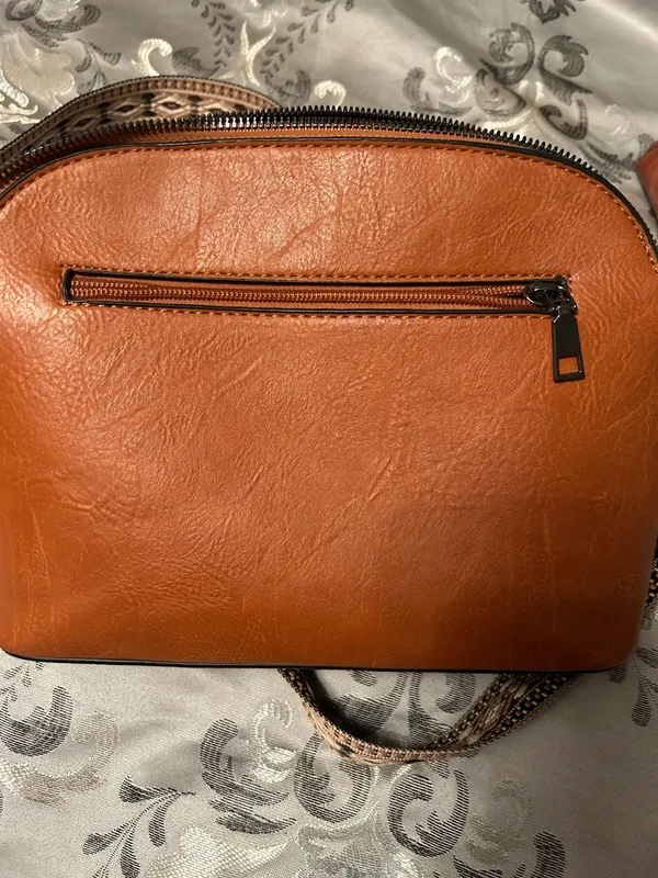 Brown side purse - Image 2