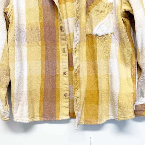 RVCA x Rose Machado Breeze Flannel Shacket Medium - Image 4