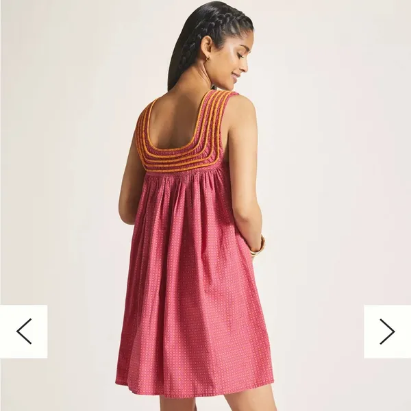 Anthropologie Let Me Be Swing Tunic Dress in Pink - Image 4