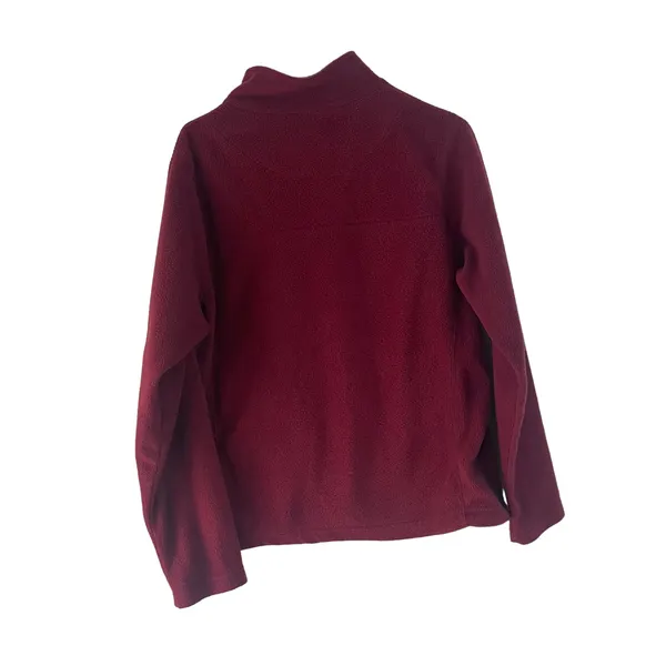 Cabela's Women's Size Large Red Fleece Full Zip‎ Sweater - Image 5