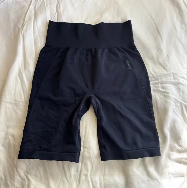 Gymshark Blue Biker Shorts - Image 2