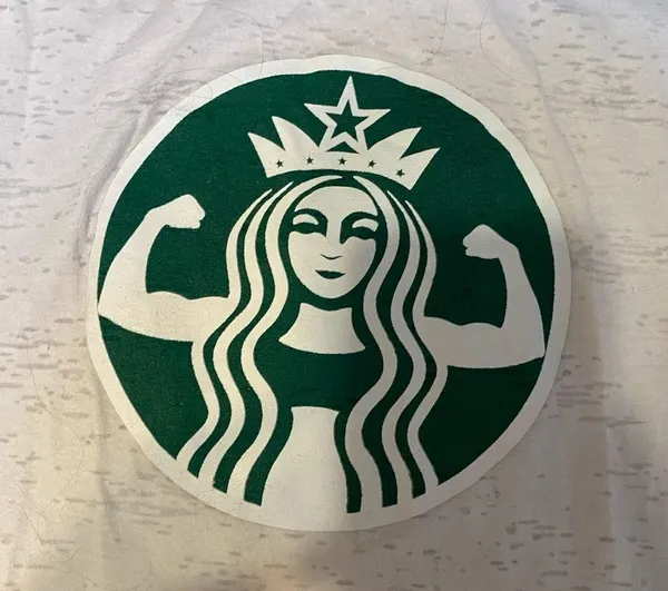 Ever Hottie Graphic Workout Tank- Starbucks - Image 3