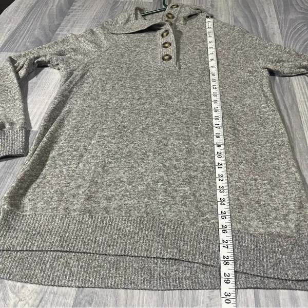 Saturday Sunday By Anthropologie Grey Long Sleeve Sweater; Small Women’s - Image 3