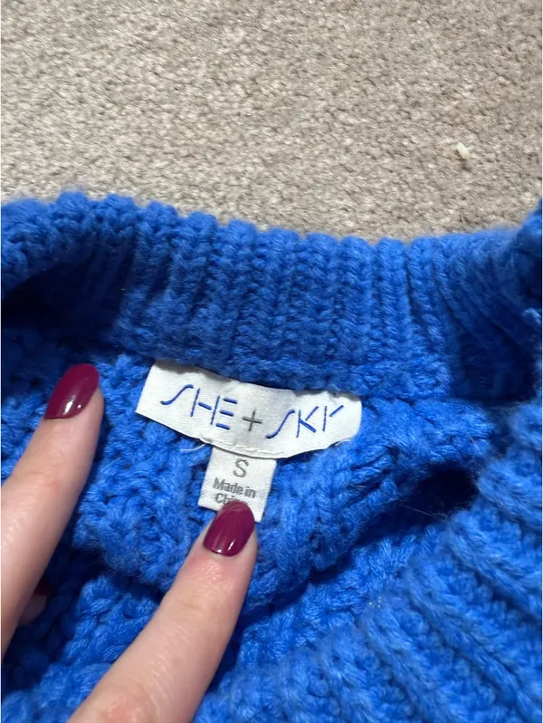 She & Sky Sweater Knit Chunky - Image 2