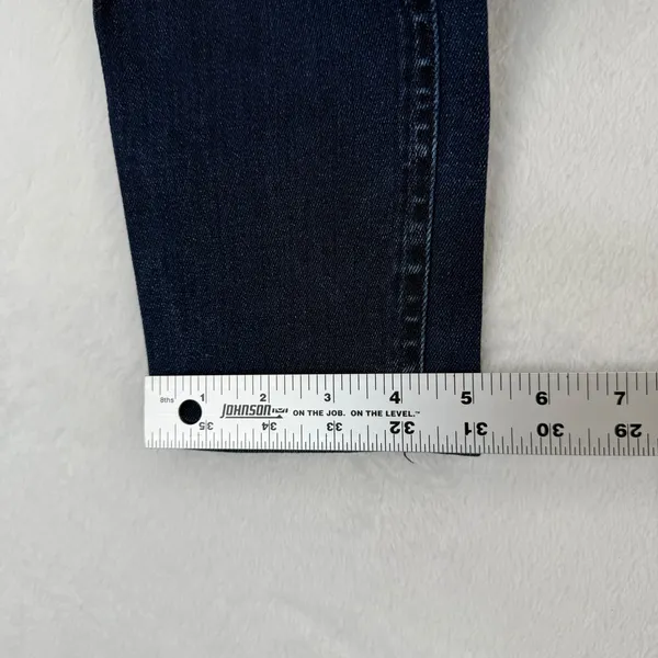 7 For All Mankind The‎ Super High Waist Skinny Jeans Dark Wash Size 25 - Image 5