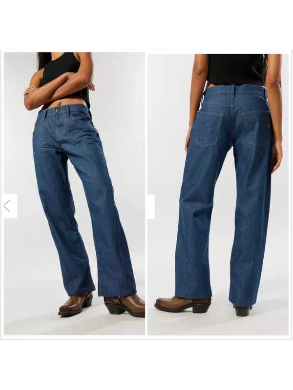 NWOT BDG Urban Outfitters Jet Twisted Blue Straight Leg Jeans 28 - Image 2