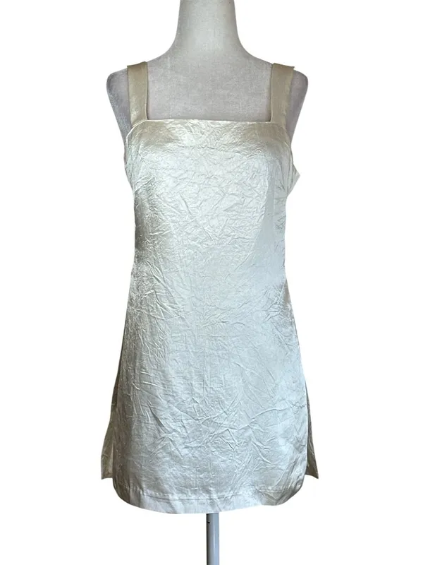 Amanda Uprichard Mariko Top in Ivory Small New Womens Sleeveless Tank Tunic - Image 7