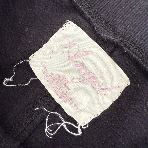 Vintage Victoria’s Secret “Angel” Black Sweatpants Size Small Y2K Logo Spell-out - Image 6