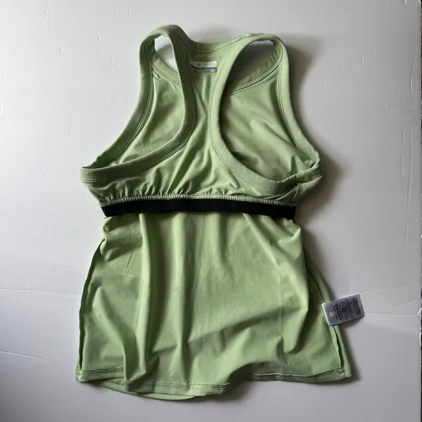 Columbia Boundless Trek Support‎ Tank Womens Small Green AL9322 Omni-Wick NWT - Image 8