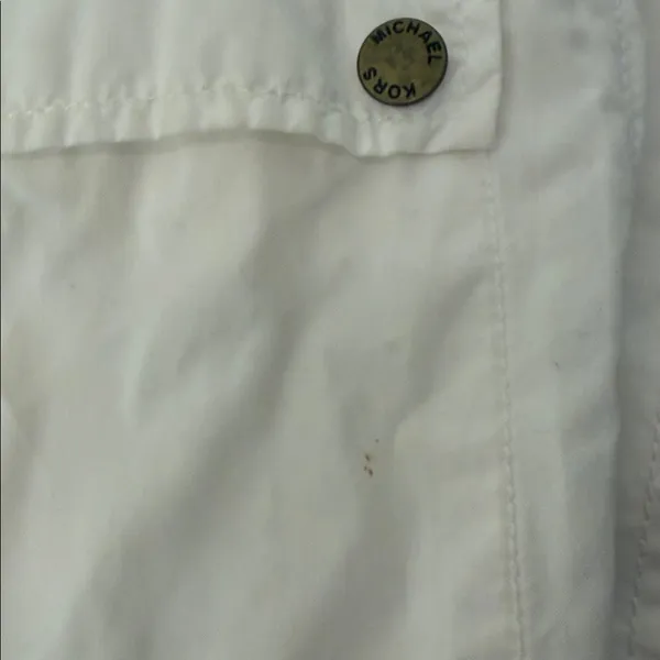 Michael Kors white‎ utility Jacket szM - Image 8