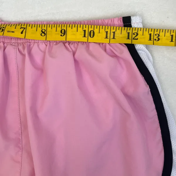 Nike Women's Pink and White Athletic Running Shorts Size Small - Image 3