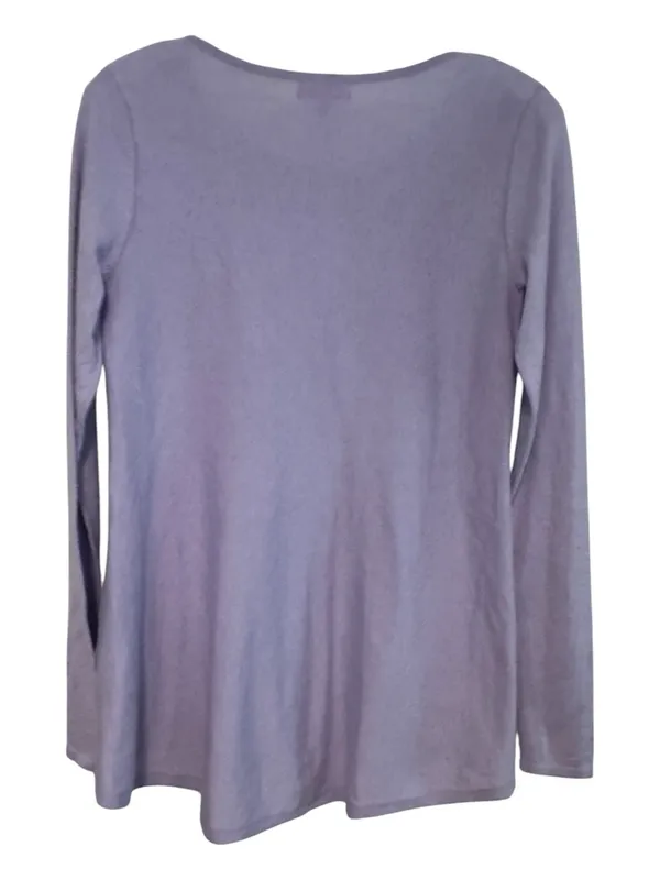 Lilly Pulitzer Lavender Fine Gauge Knit Long Sleeve Tunic Top Size Small - Image 3