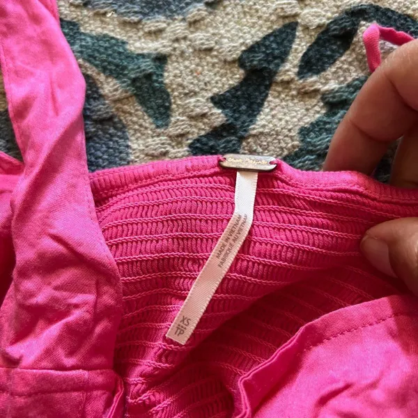 Free‎ people pink xs blouse - Image 5