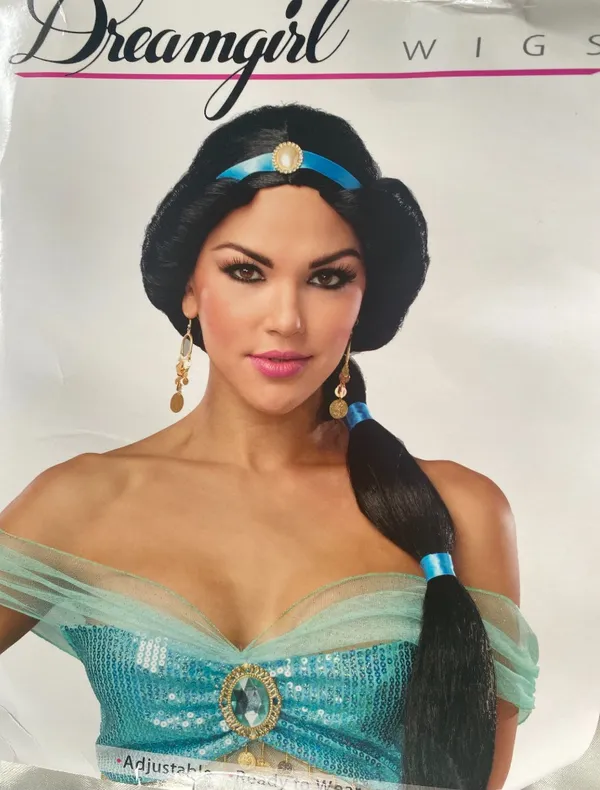 Women's Adult Princess Jasmine Costume w/Wig - WORN ONCE! - Image 5