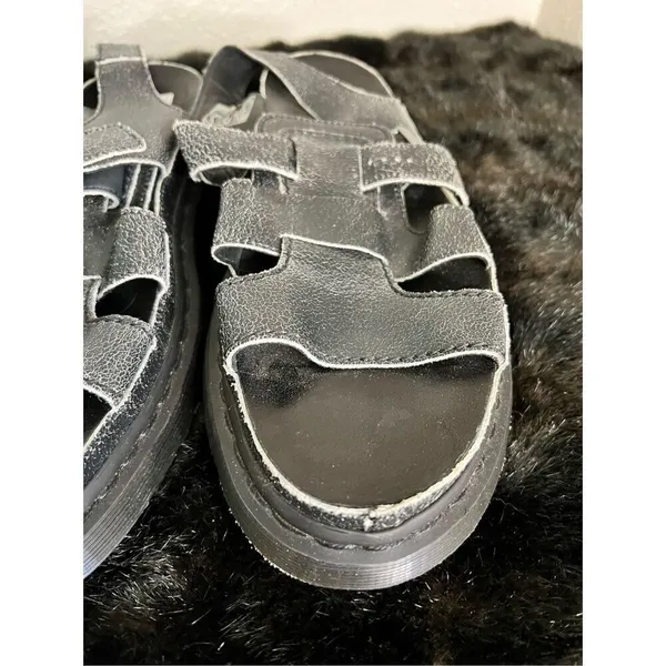Dr. Martens ASHA Sandal Shoe Leather US Women 10 - Image 3