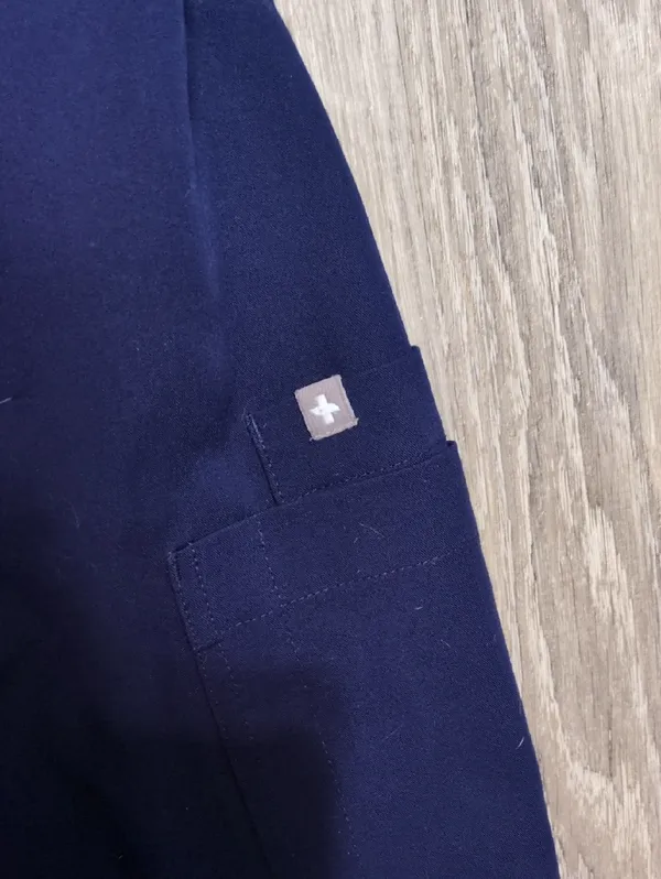 Figs Navy Blue Scrub Pants Size Small - Image 4