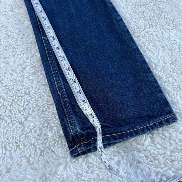 Y2K VTG Hollister Womens LR Jeans Straight Leg Sz 3 Cotton Streetwear Grunge Emo - Image 5