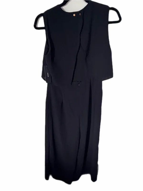 Lulus Glam bition black backless midi jumpsuit S - Image 5